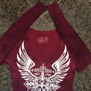 Affliction shirt $20  Sz S